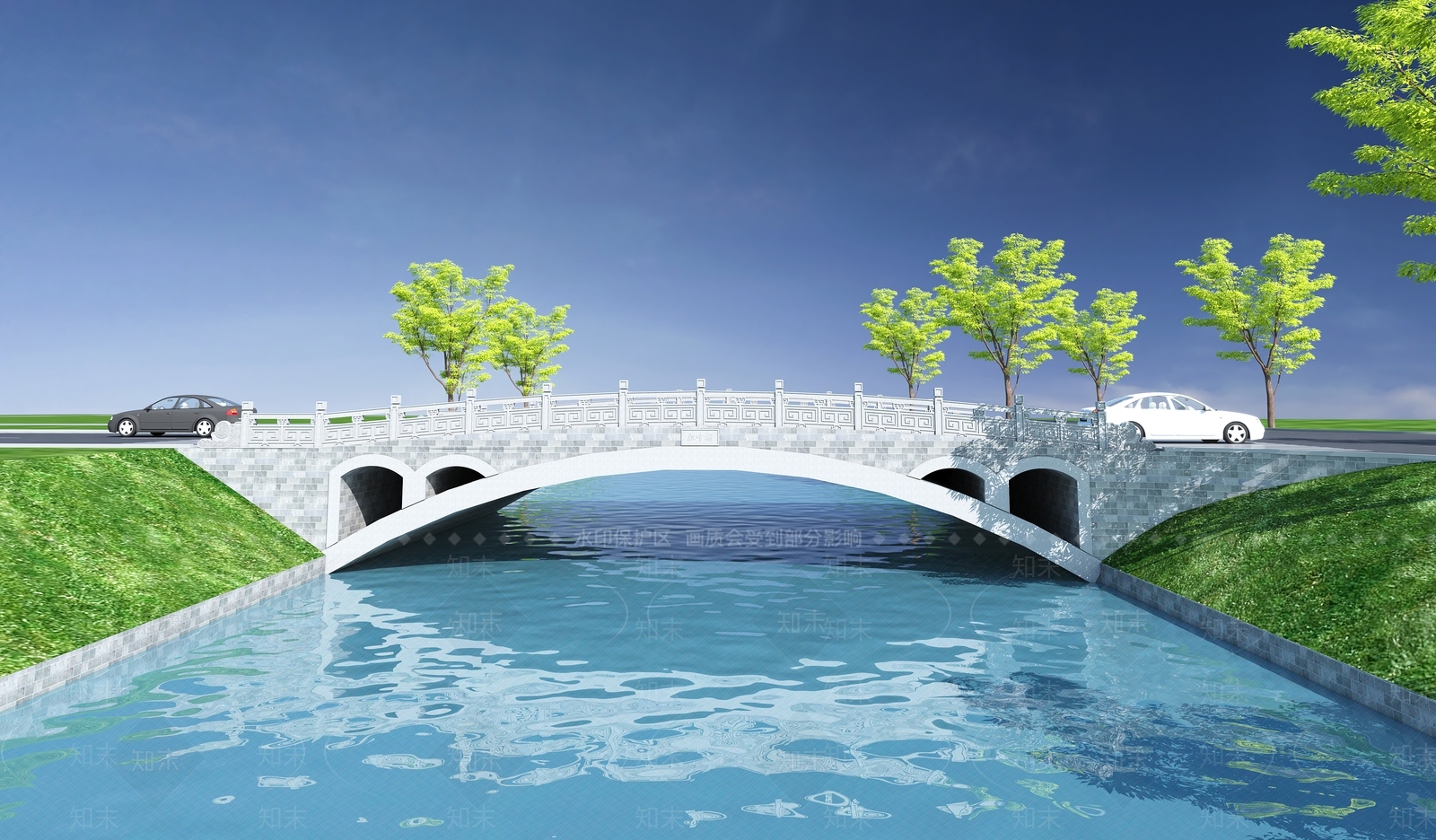 现代桥3D模型下载【ID:1102528919】