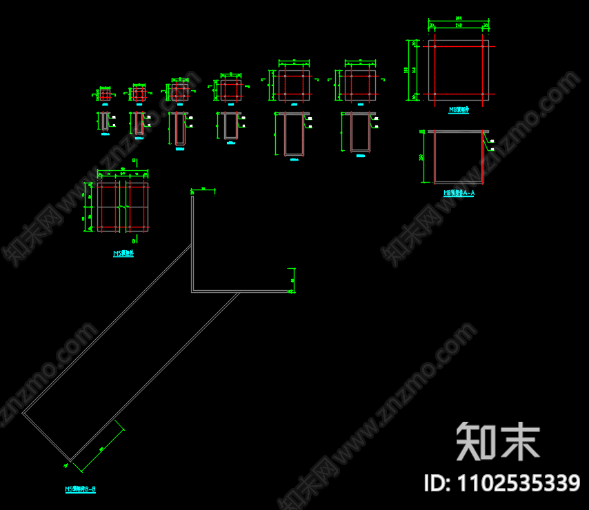 M1cad施工图下载【ID:1102535339】