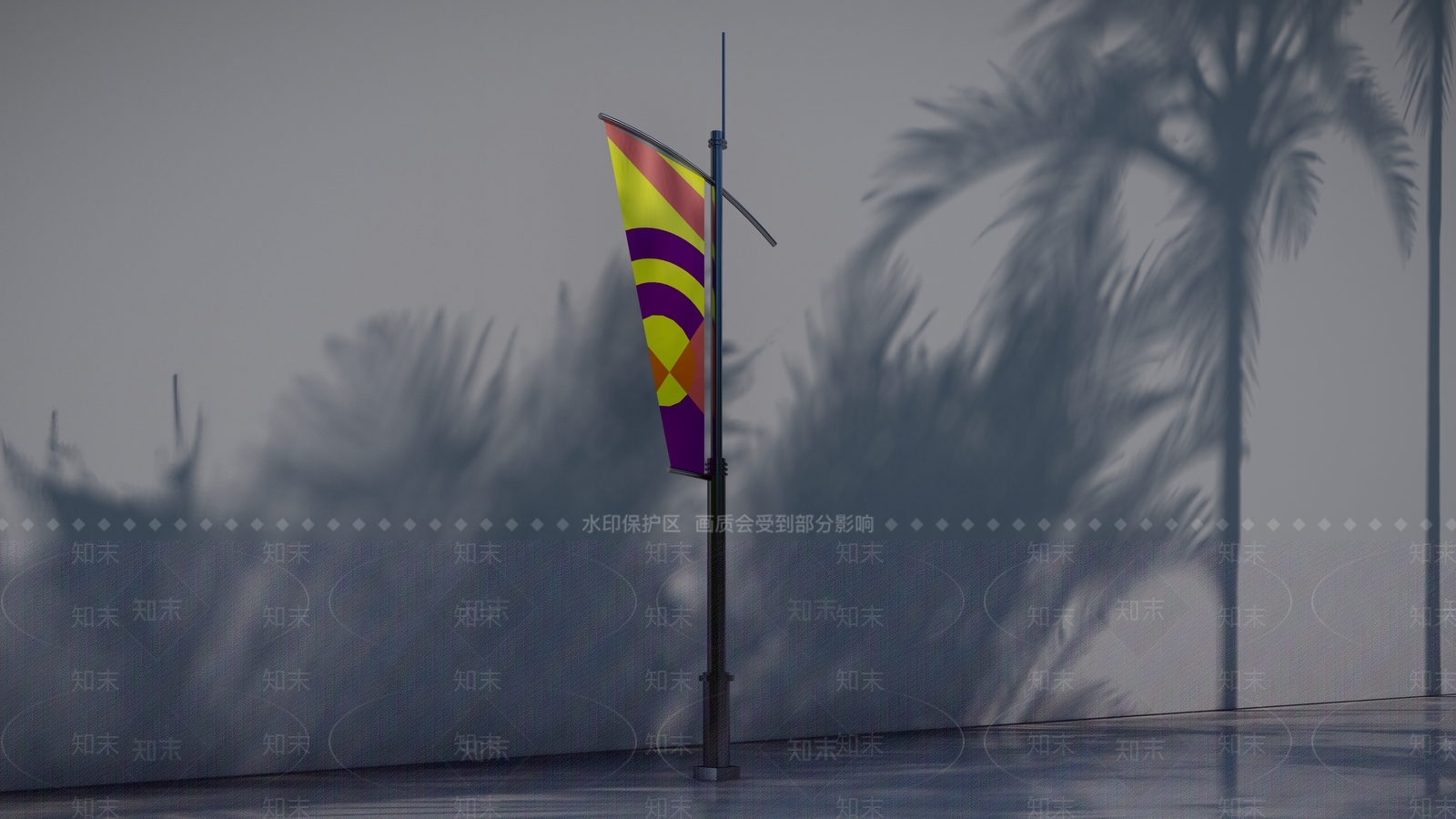 现代风格广告牌SU模型下载【ID:1102549092】