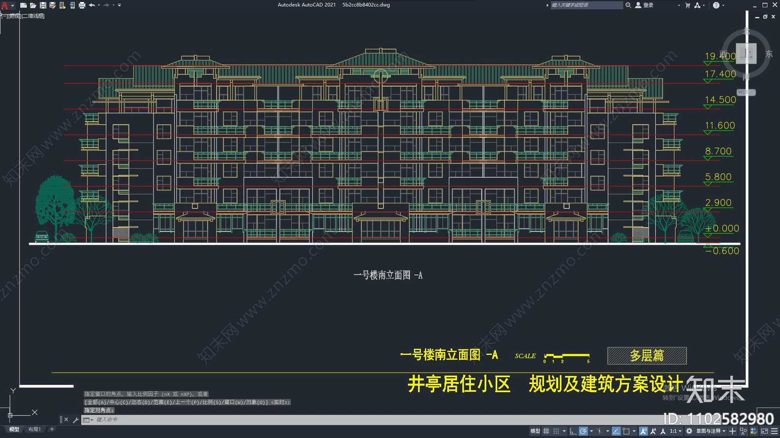 建筑外立面设计施工图下载【ID:1102582980】