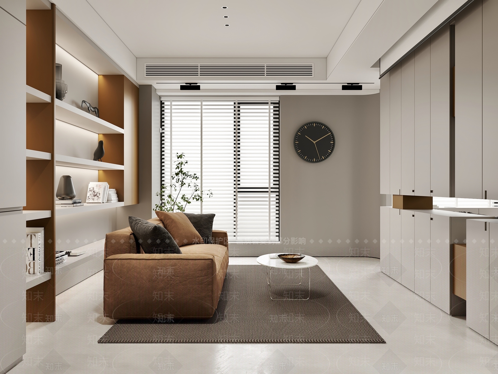 现代单身公寓3D模型下载【ID:1102594345】