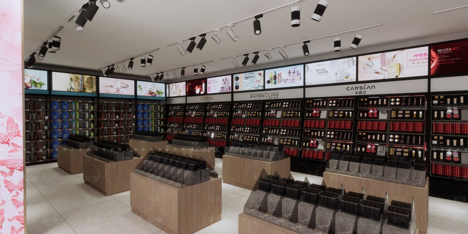现代美妆店SU模型下载【ID:1103083741】