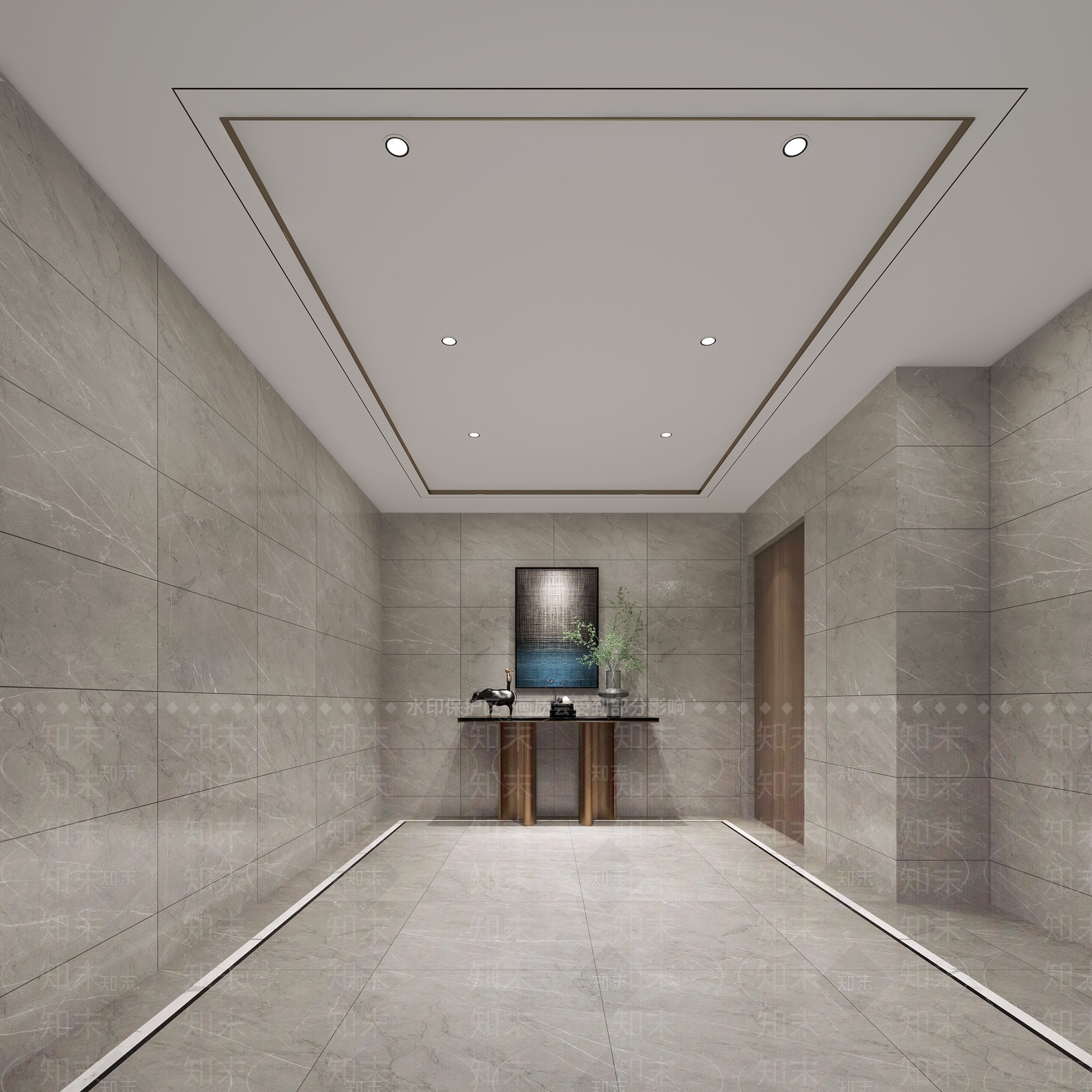 现代公司电梯间3D模型下载【ID:1102606517】