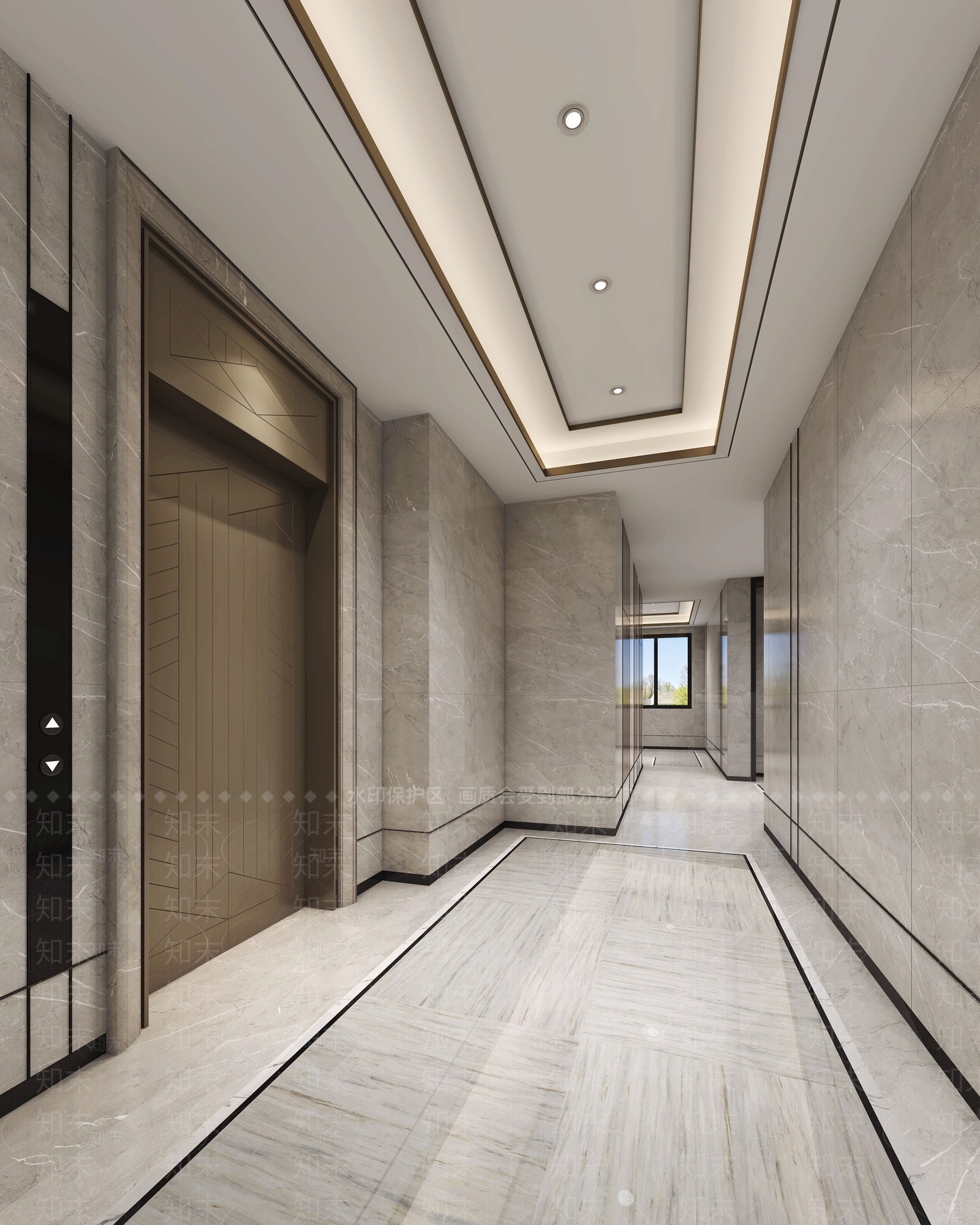 现代公司电梯间3D模型下载【ID:1102606769】