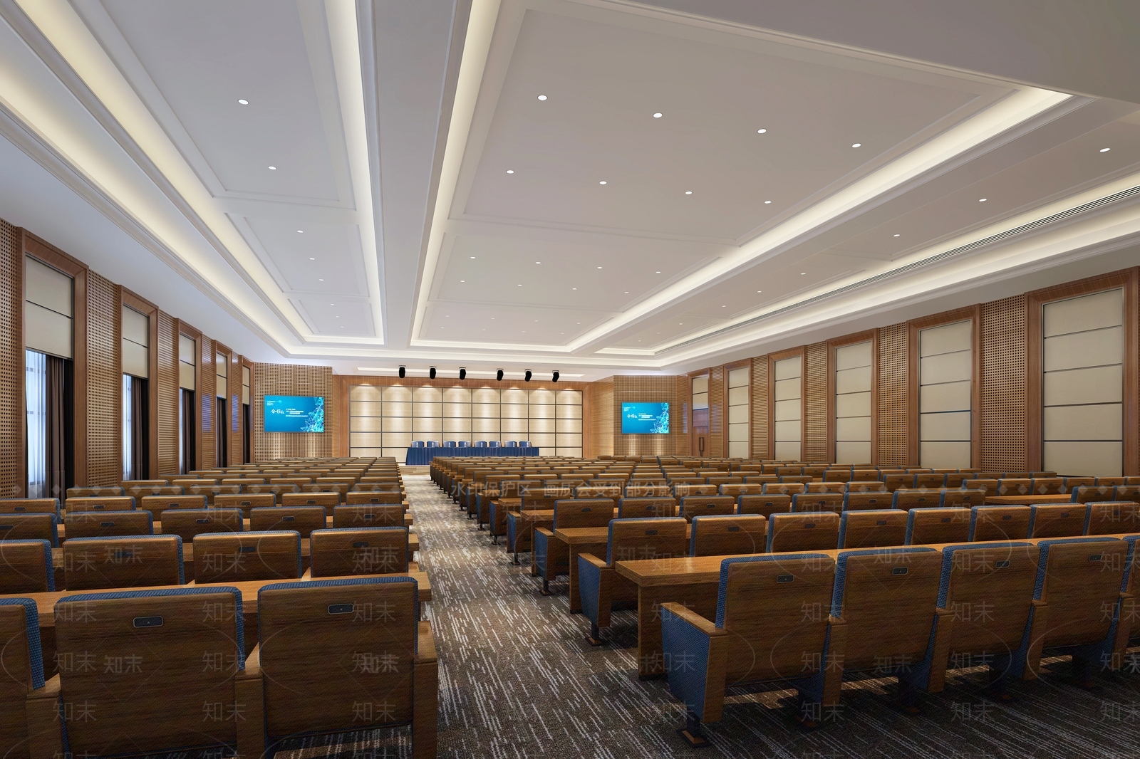 现代报告厅3D模型下载【ID:1102852657】