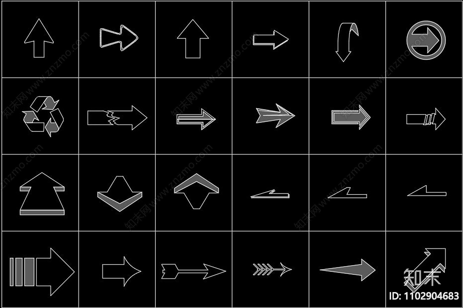 箭头施工图下载【ID:1102904683】