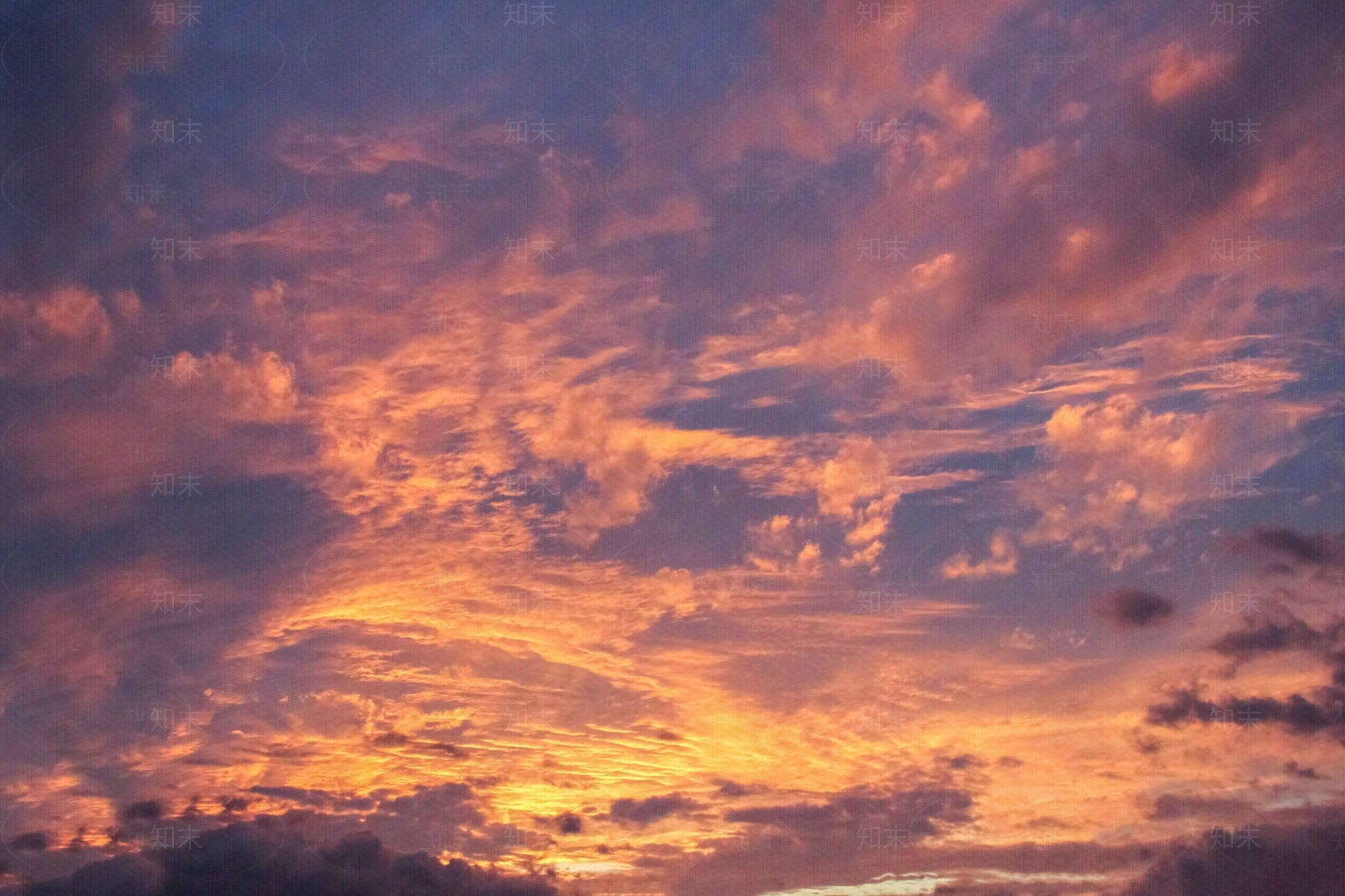 傍晚晚霞天空图贴图下载【ID:1102972795】