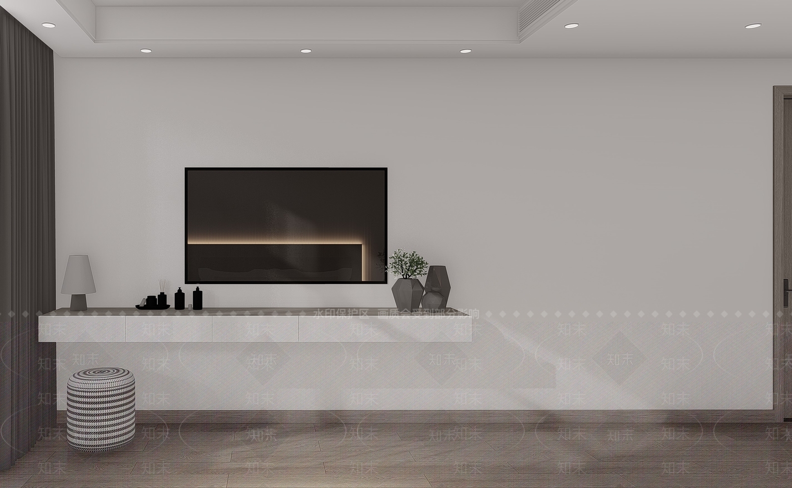 现代家居卧室SU模型下载【ID:1103033861】