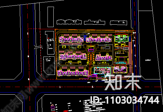 新中式住宅景观方案cad施工图下载【ID:1103034744】