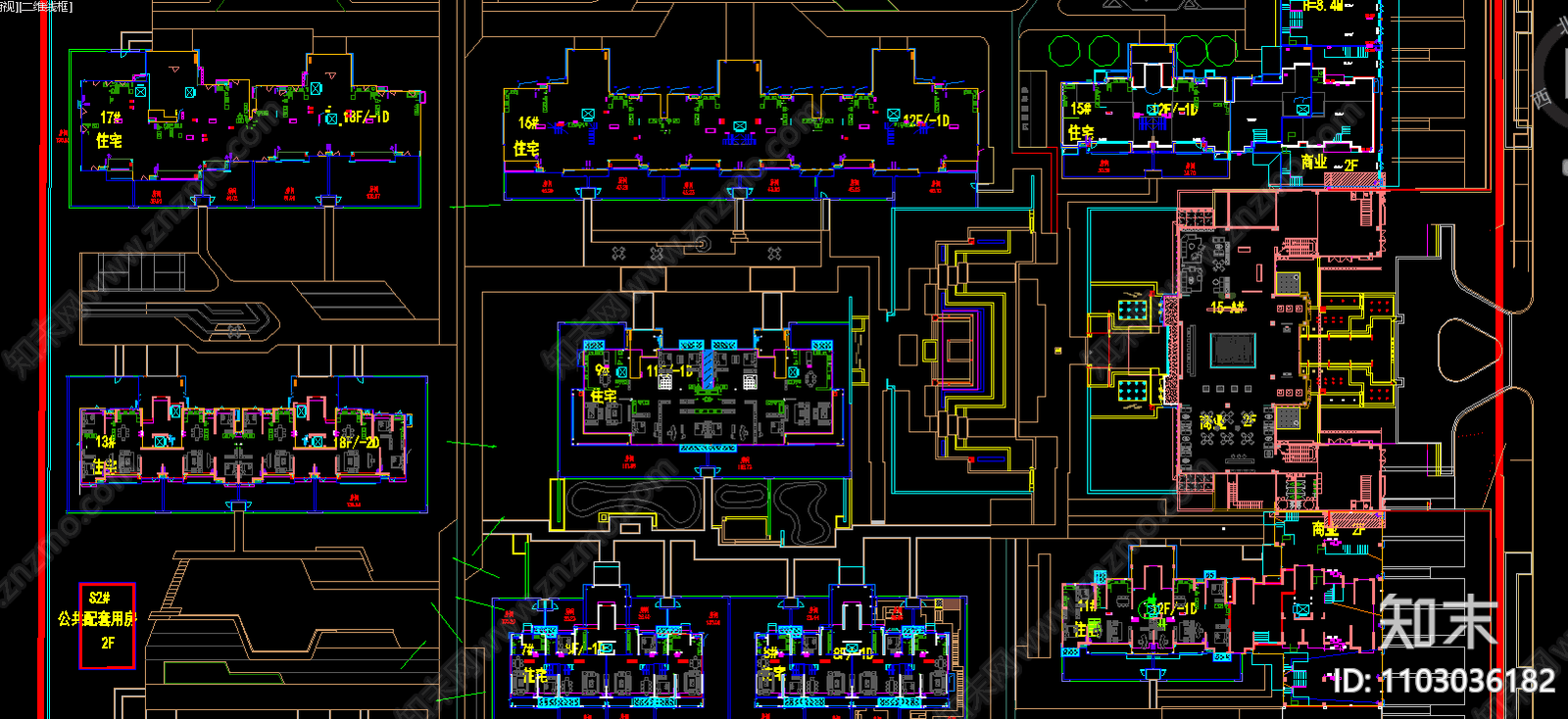 新中式住宅景观cad施工图下载【ID:1103036182】