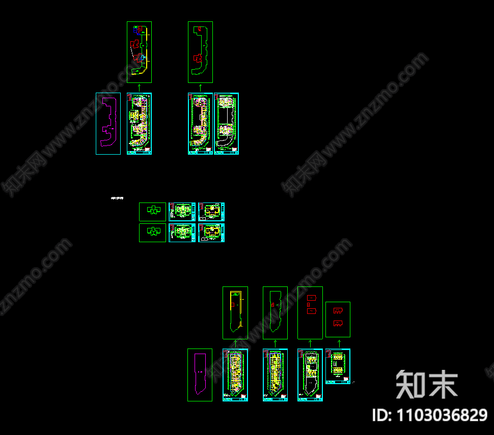 茶文化广场施工图平面图cad施工图下载【ID:1103036829】