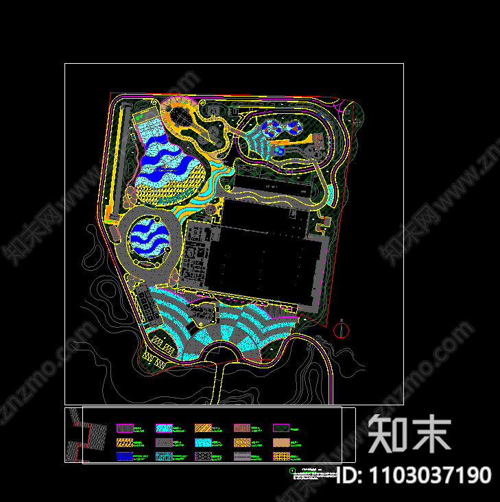 芜城水之梦水上乐园娱乐景观施工图cad施工图下载【ID:1103037190】