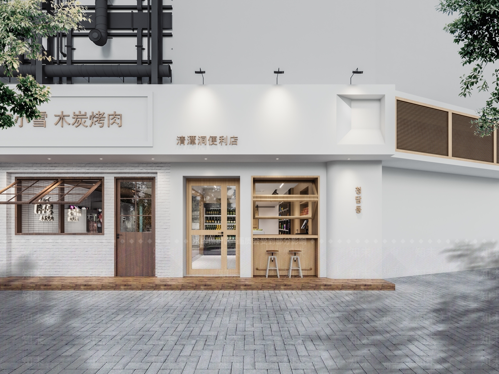 现代超市3D模型下载【ID:1103046417】
