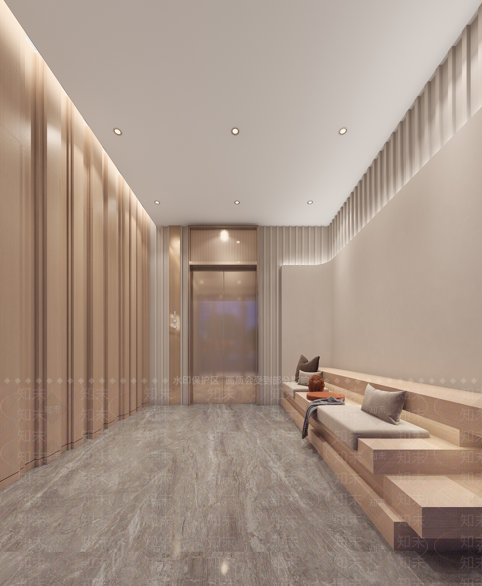 现代公司电梯间3D模型下载【ID:1103049417】