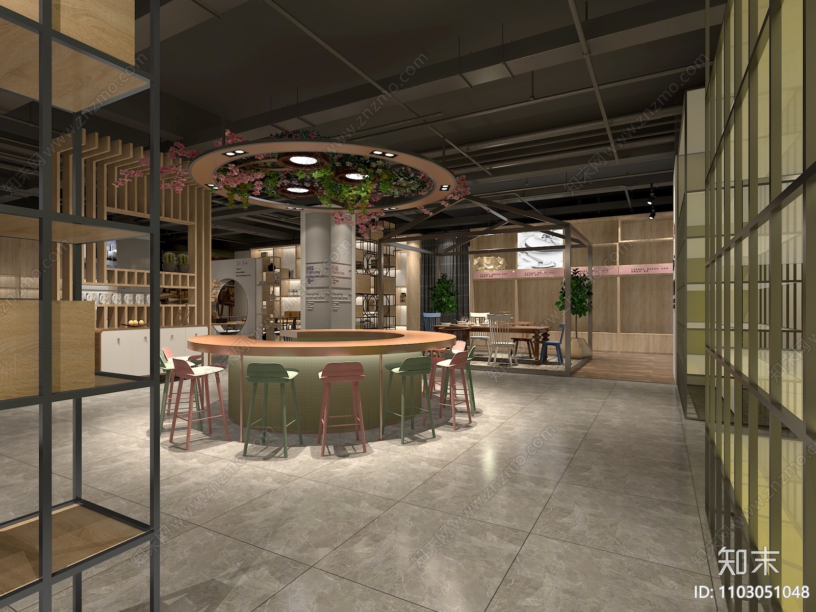 工业风家居专卖店3D模型下载【ID:1103051048】