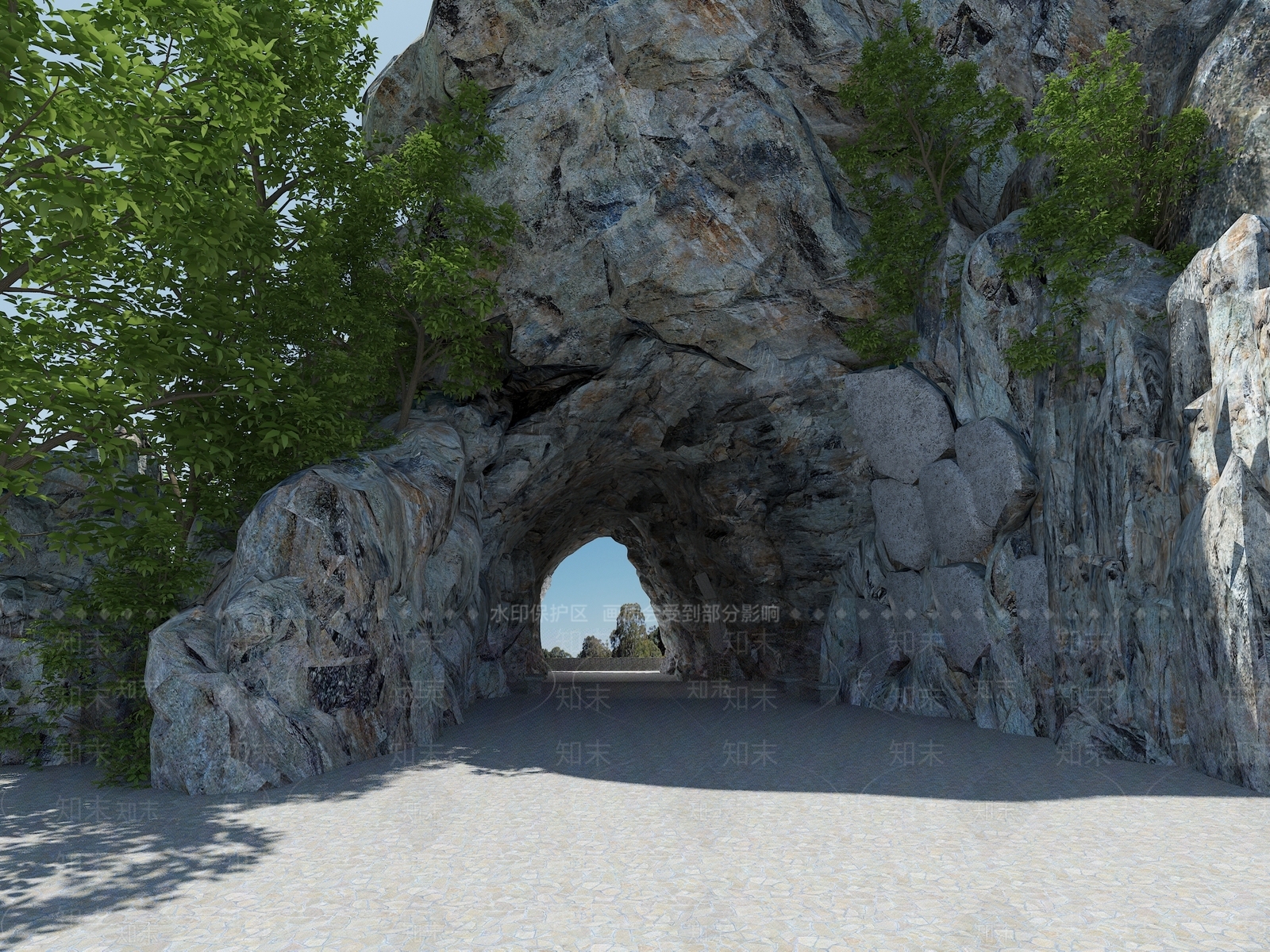 现代山洞3D模型下载【ID:1103060823】