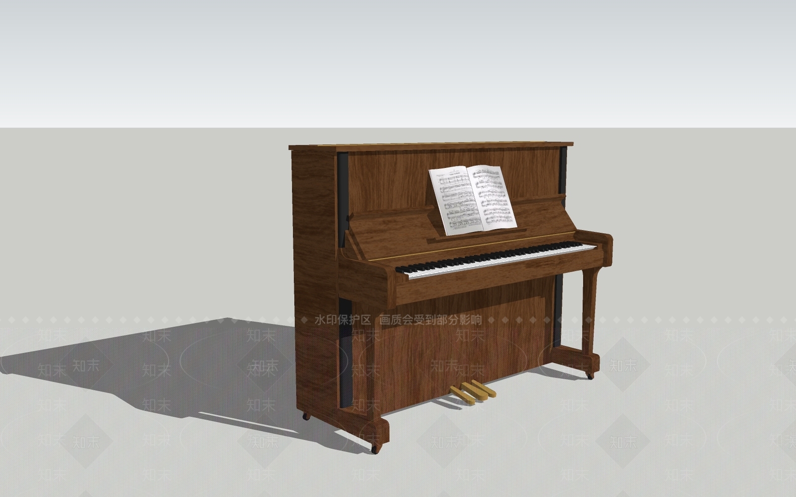 古典乐器SU模型下载【ID:1103069467】
