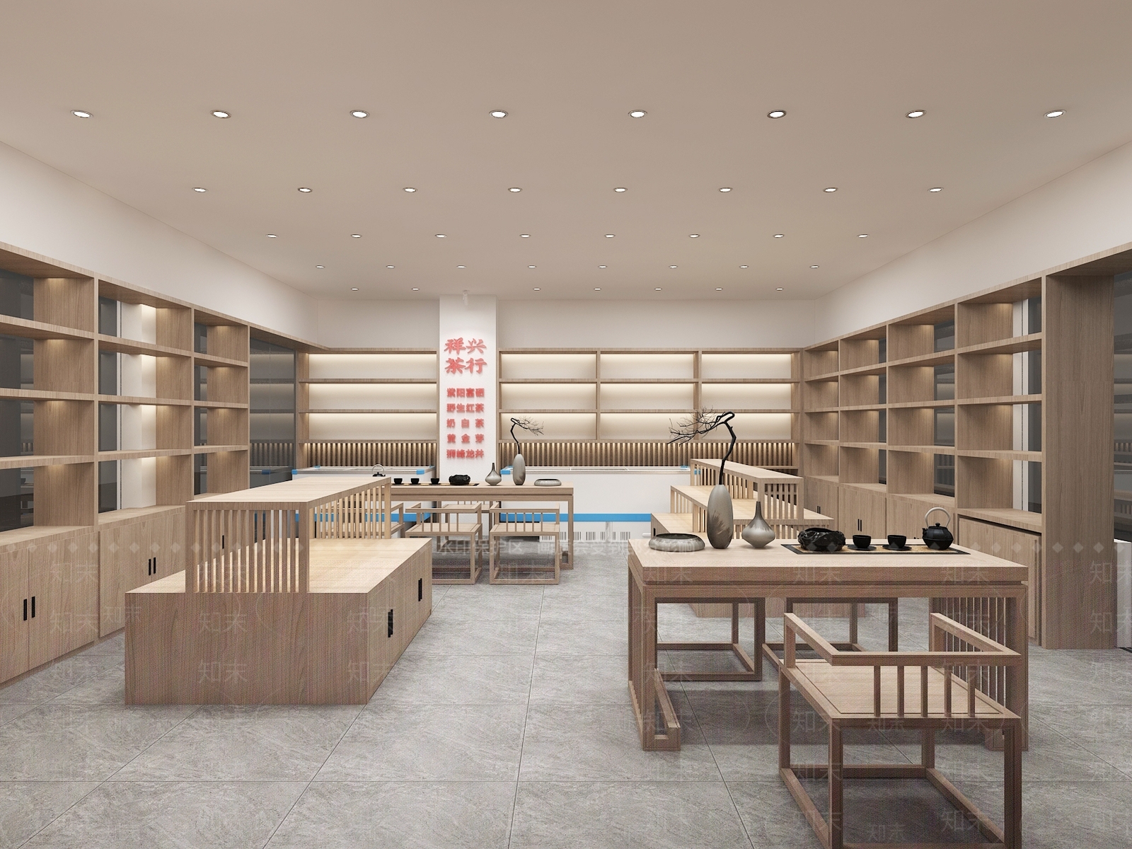 新中式茶馆3D模型下载【ID:1103102552】