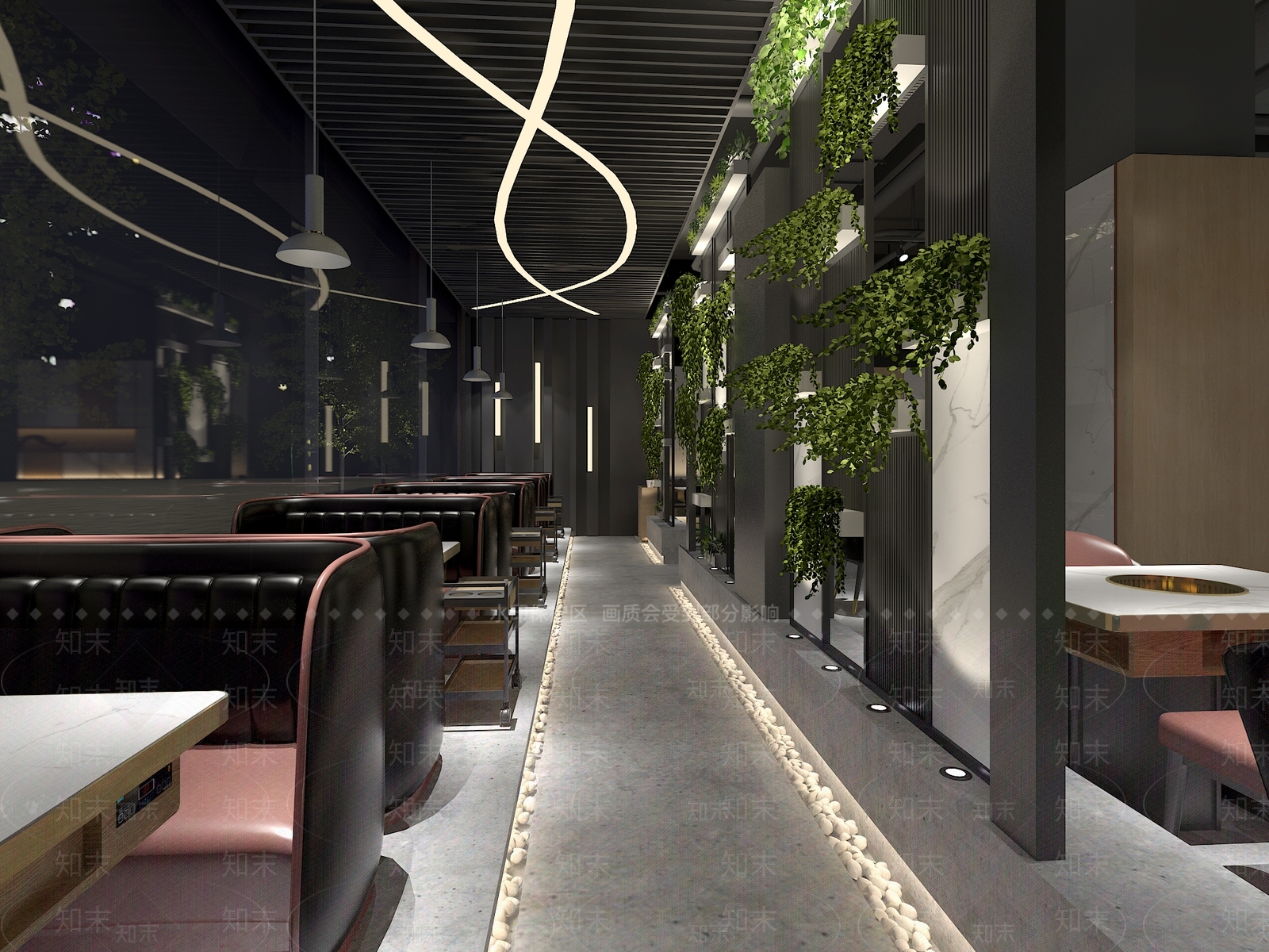 现代火锅店3D模型下载【ID:1103106115】