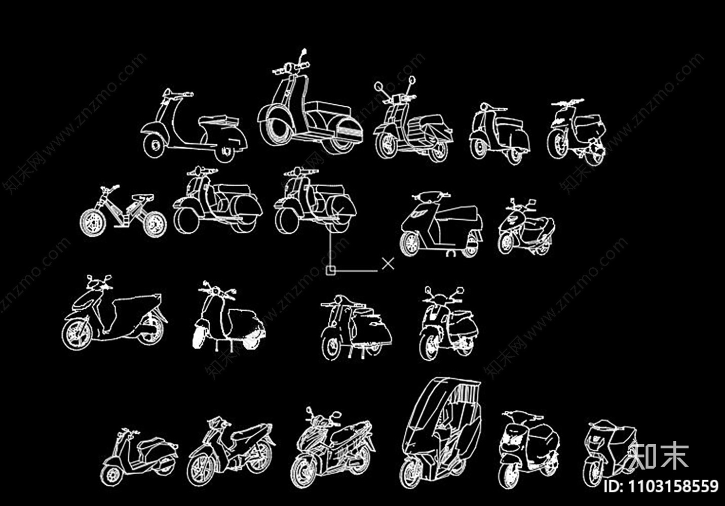 现代电动车施工图下载【ID:1103158559】