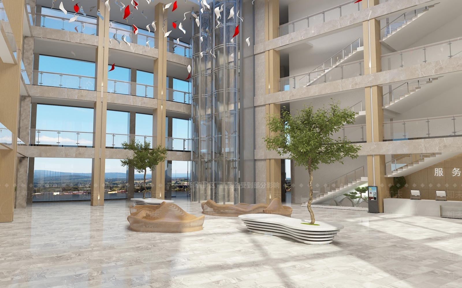 现代书店3D模型下载【ID:1103177324】