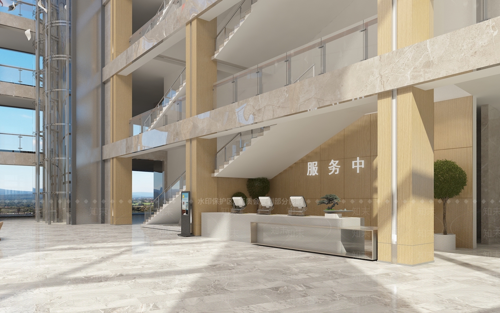 现代书店3D模型下载【ID:1103177324】