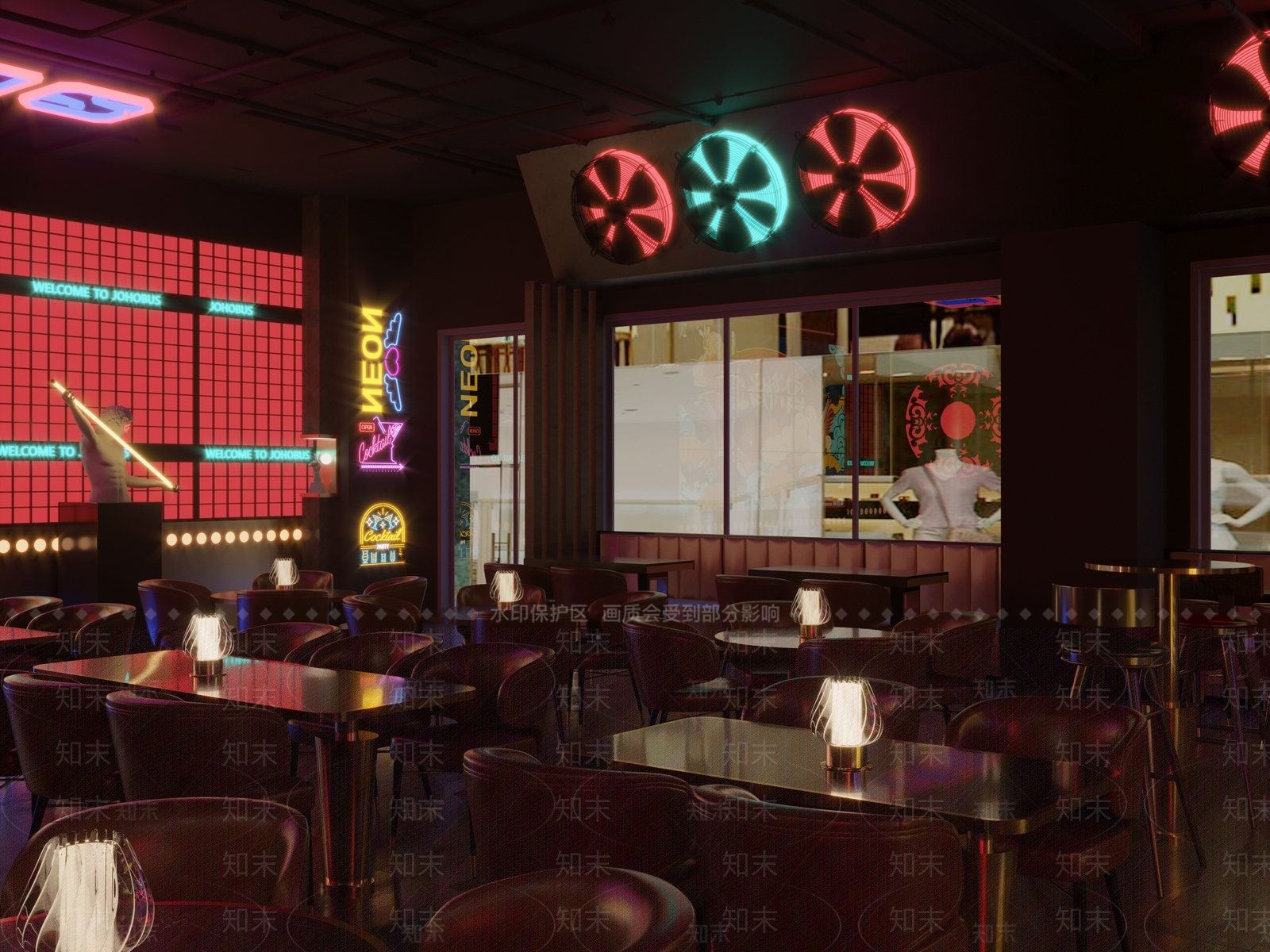 工业风酒吧3D模型下载【ID:1103227398】