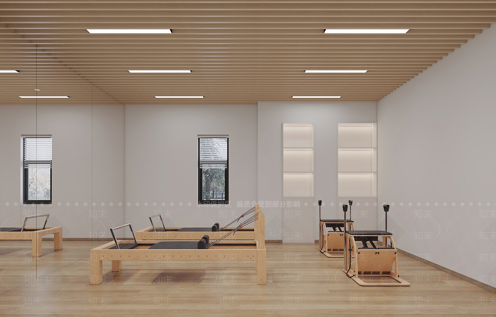 现代瑜伽馆3D模型下载【ID:1103208882】