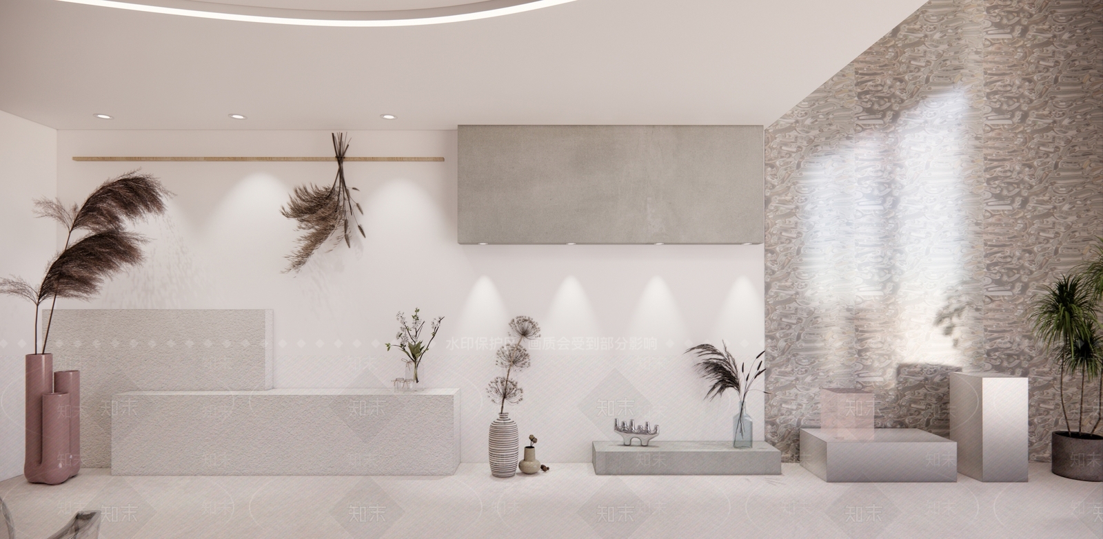现代花店SU模型下载【ID:1103261554】