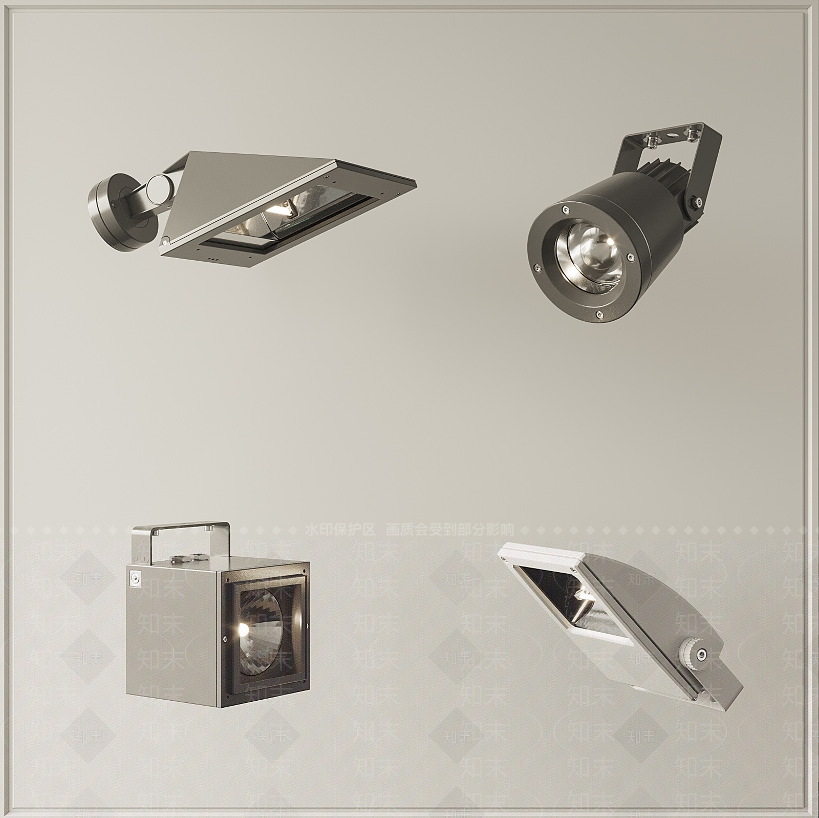 现代舞台灯3D模型下载【ID:1103356059】