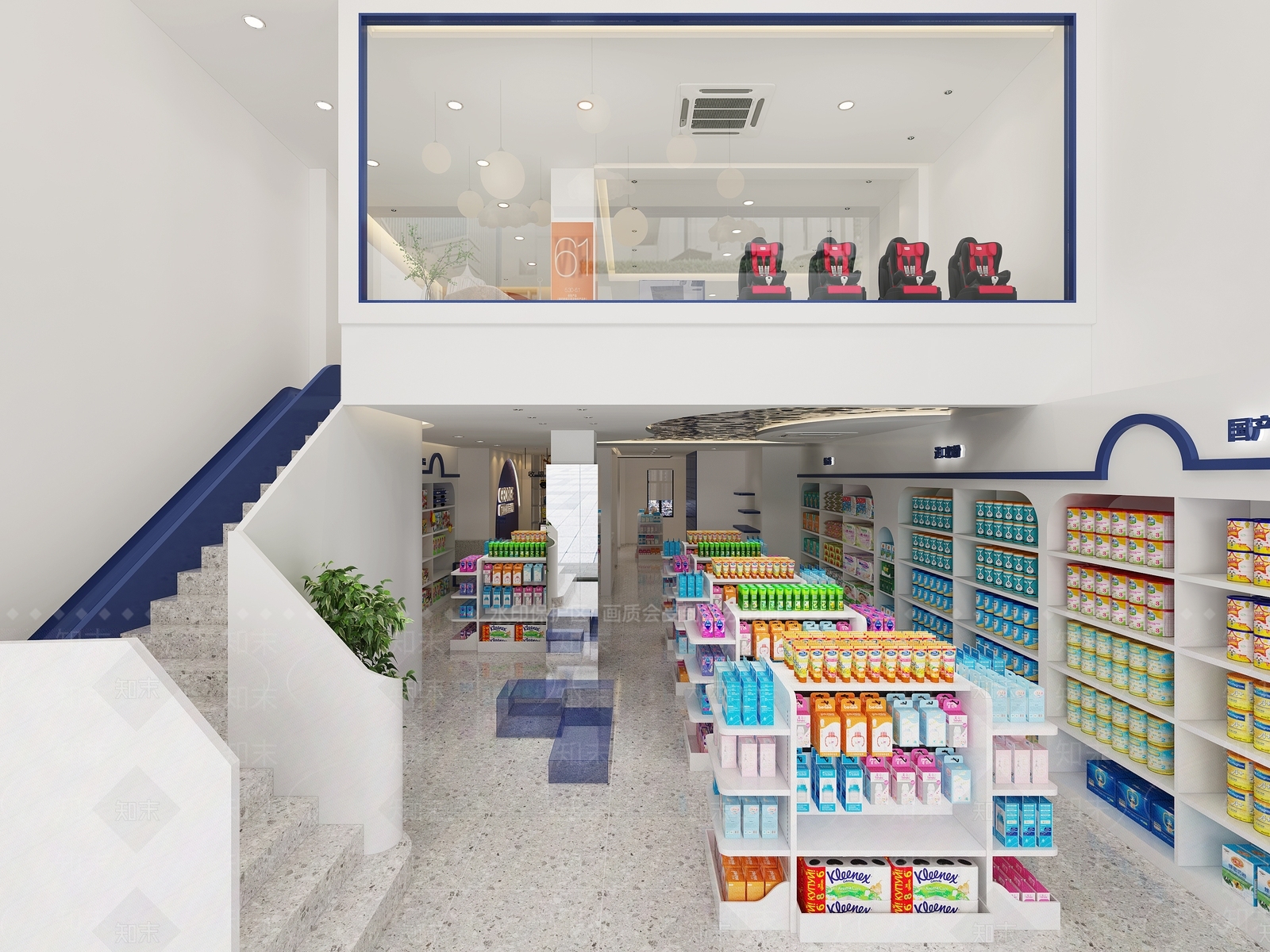 现代母婴店3D模型下载【ID:1103268640】