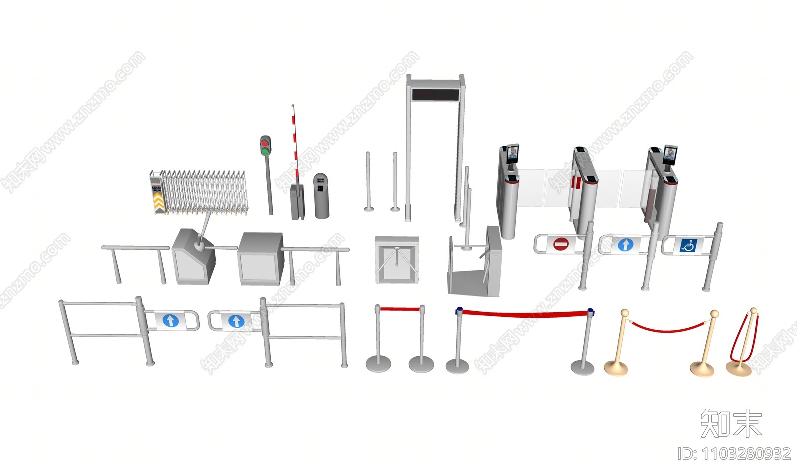 现代门禁机SU模型下载【ID:1103280932】