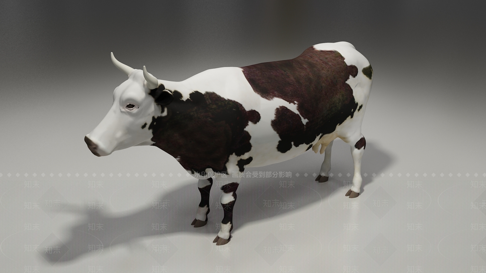 奶牛3D模型下载【ID:1103311477】