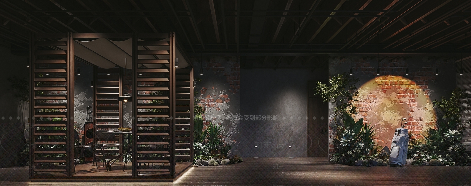 现代音乐餐厅3D模型下载【ID:1103334035】