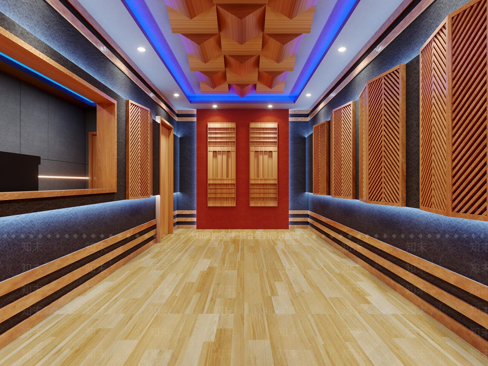 现代录音室3D模型下载【ID:1103331172】