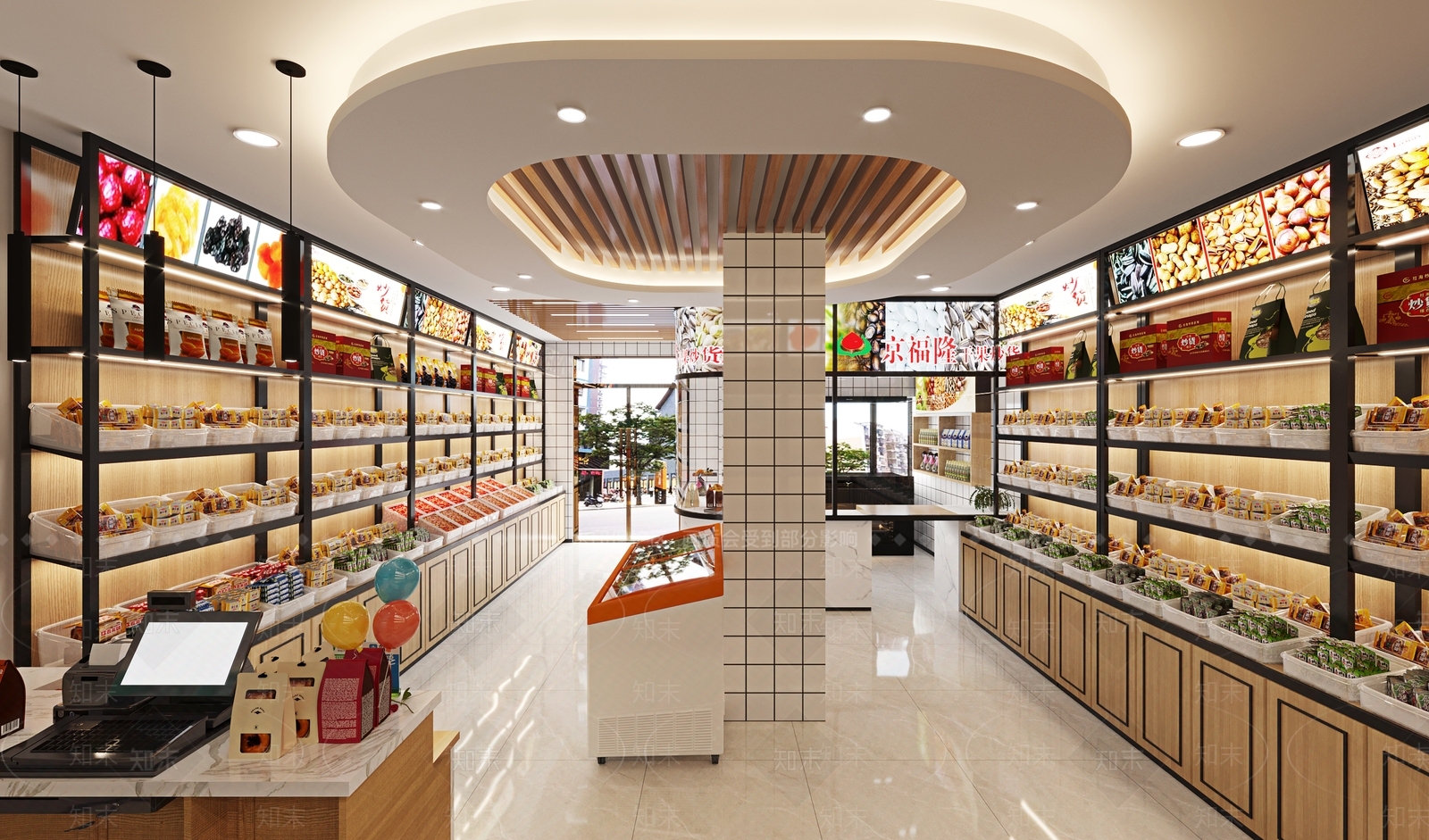 现代零食店3D模型下载【ID:1103335099】
