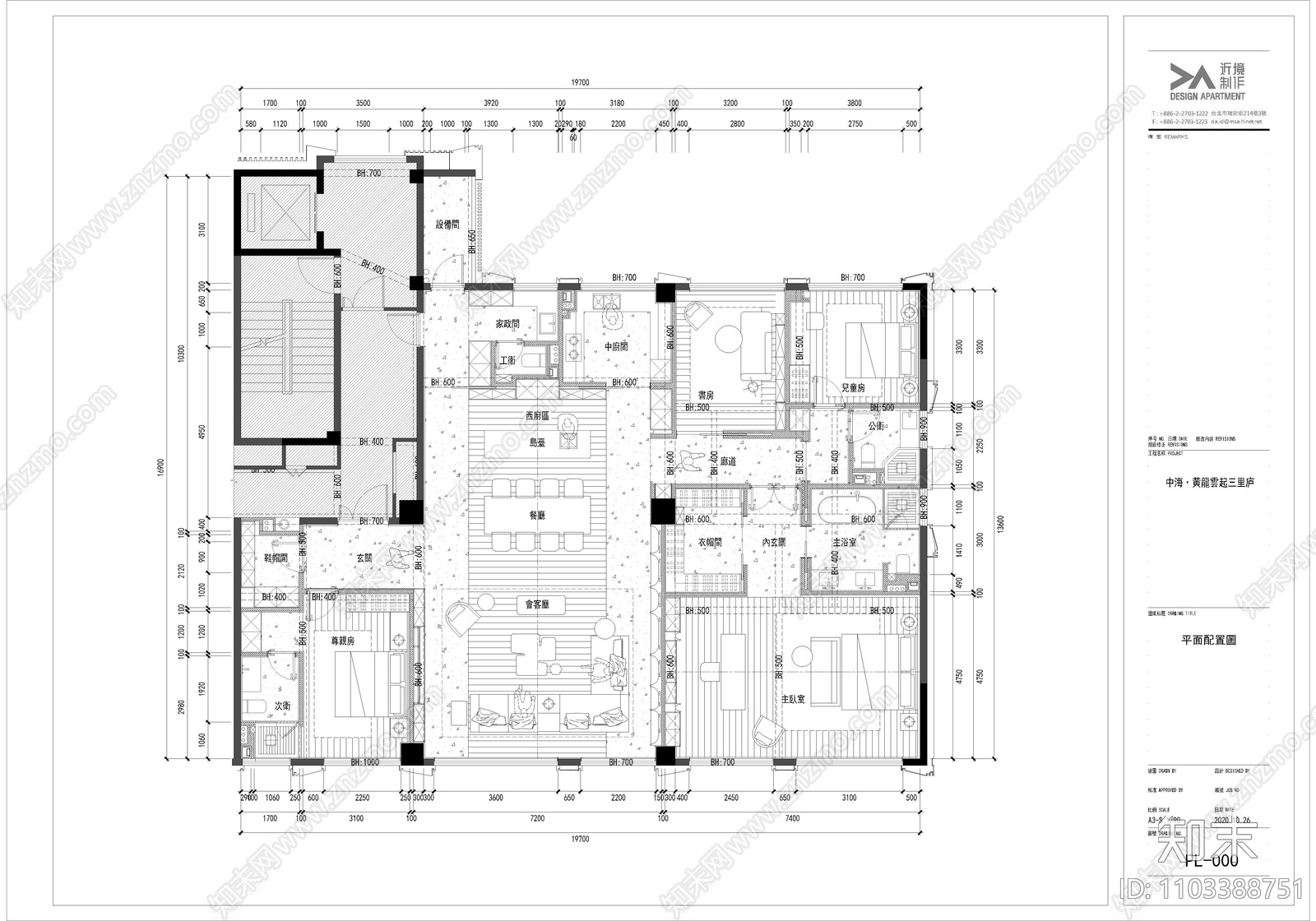 唐忠汉cad施工图下载【ID:1103388751】