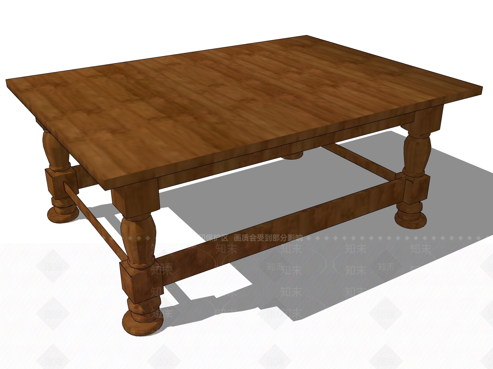 日式餐桌SU模型下载【ID:1103375676】