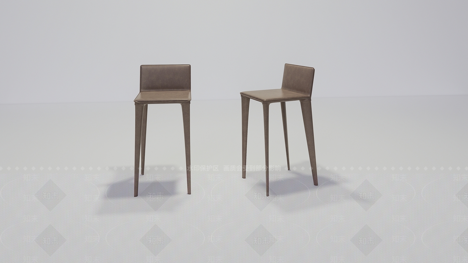 现代风格吧椅SU模型下载【ID:1103384561】