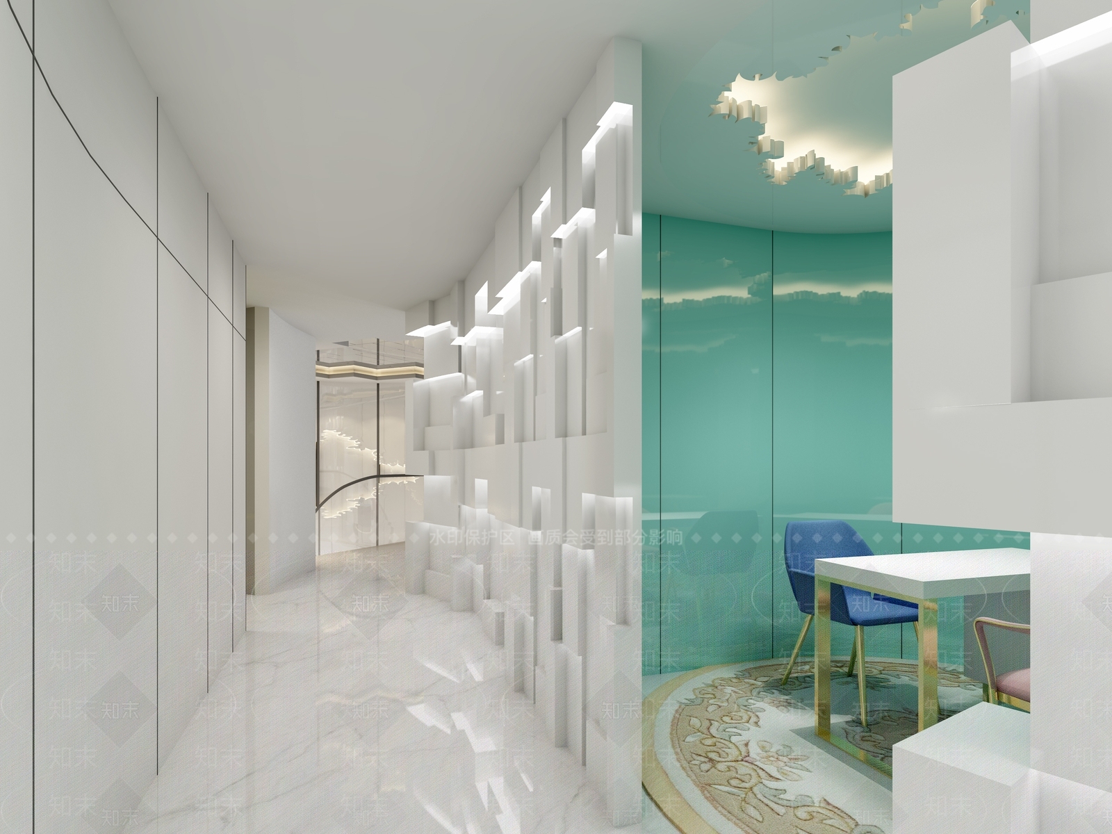 现代医院3D模型下载【ID:1103409297】