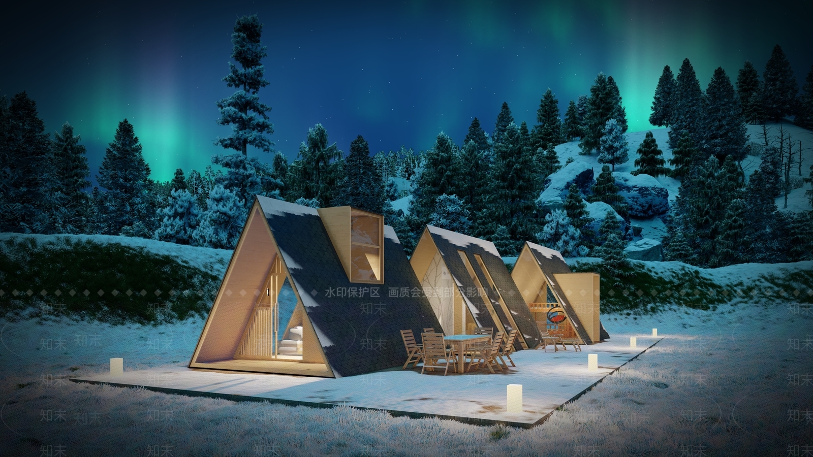 现代树屋SU模型下载【ID:1103425019】