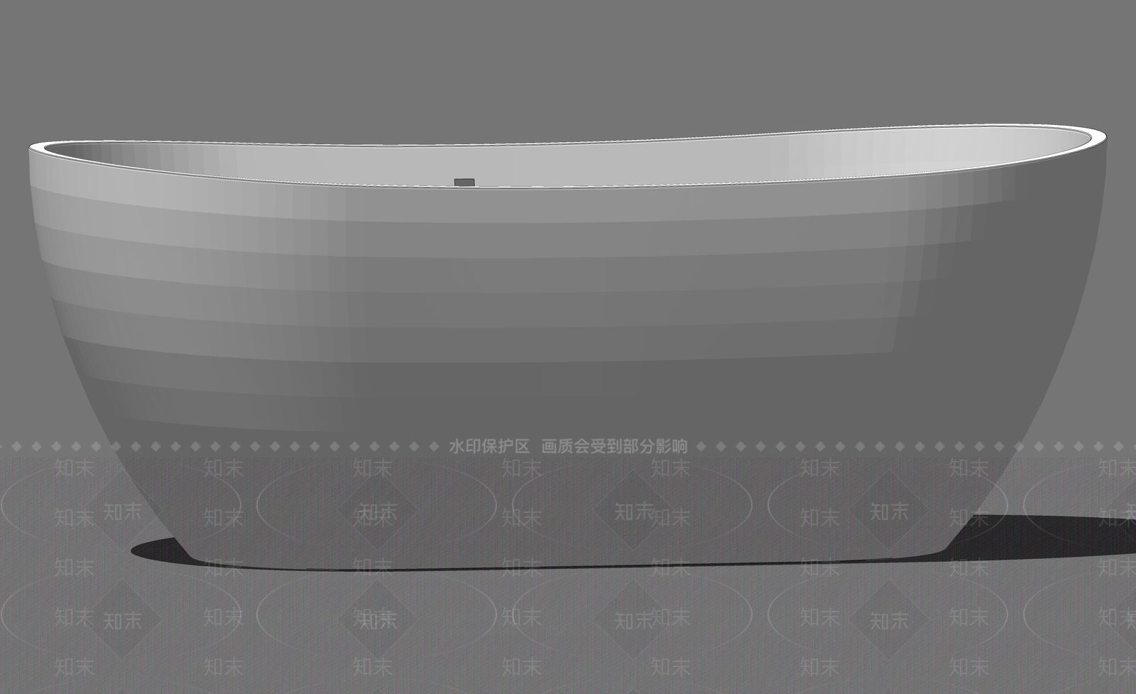现代浴缸SU模型下载【ID:1103428937】