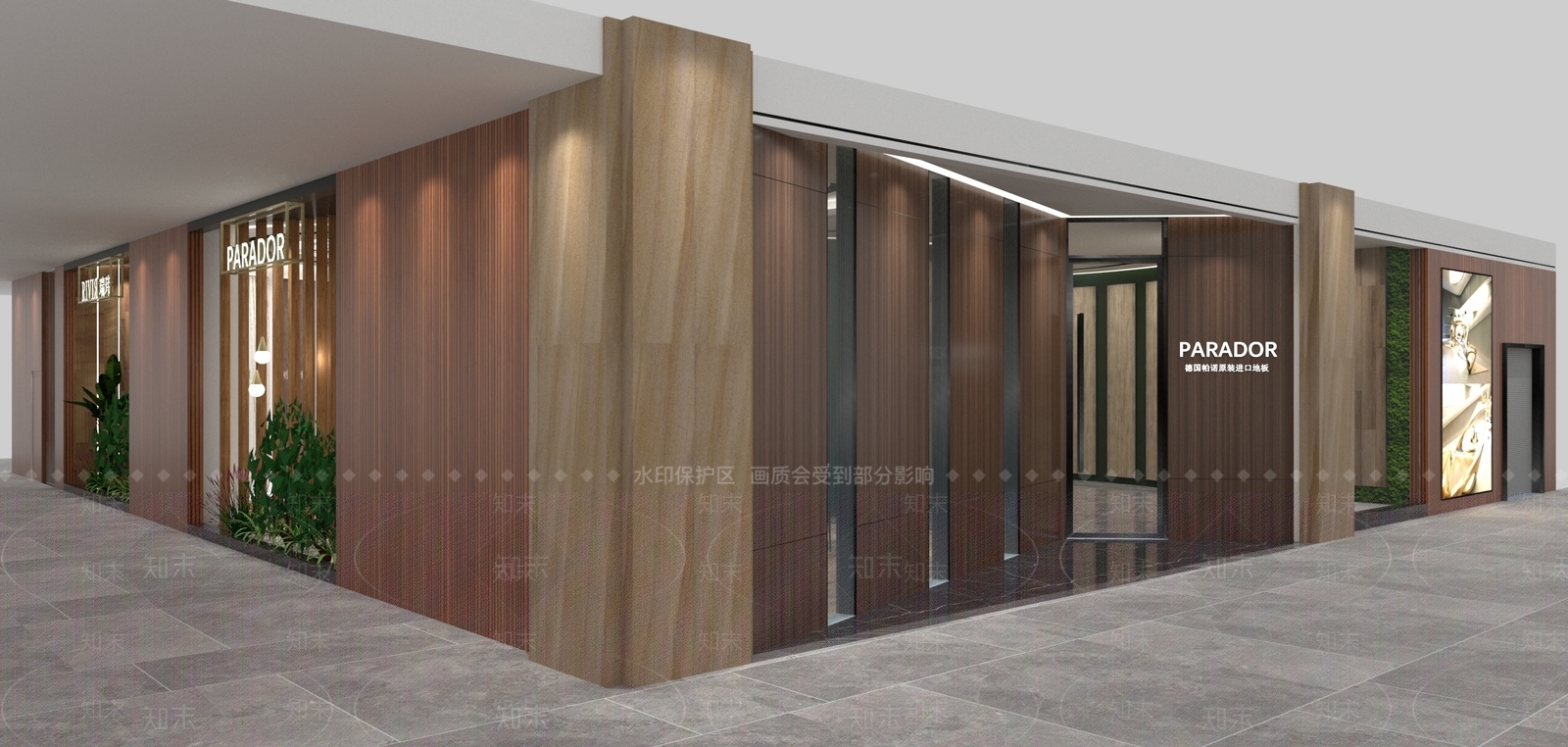 现代商业展厅SU模型下载【ID:1103458606】