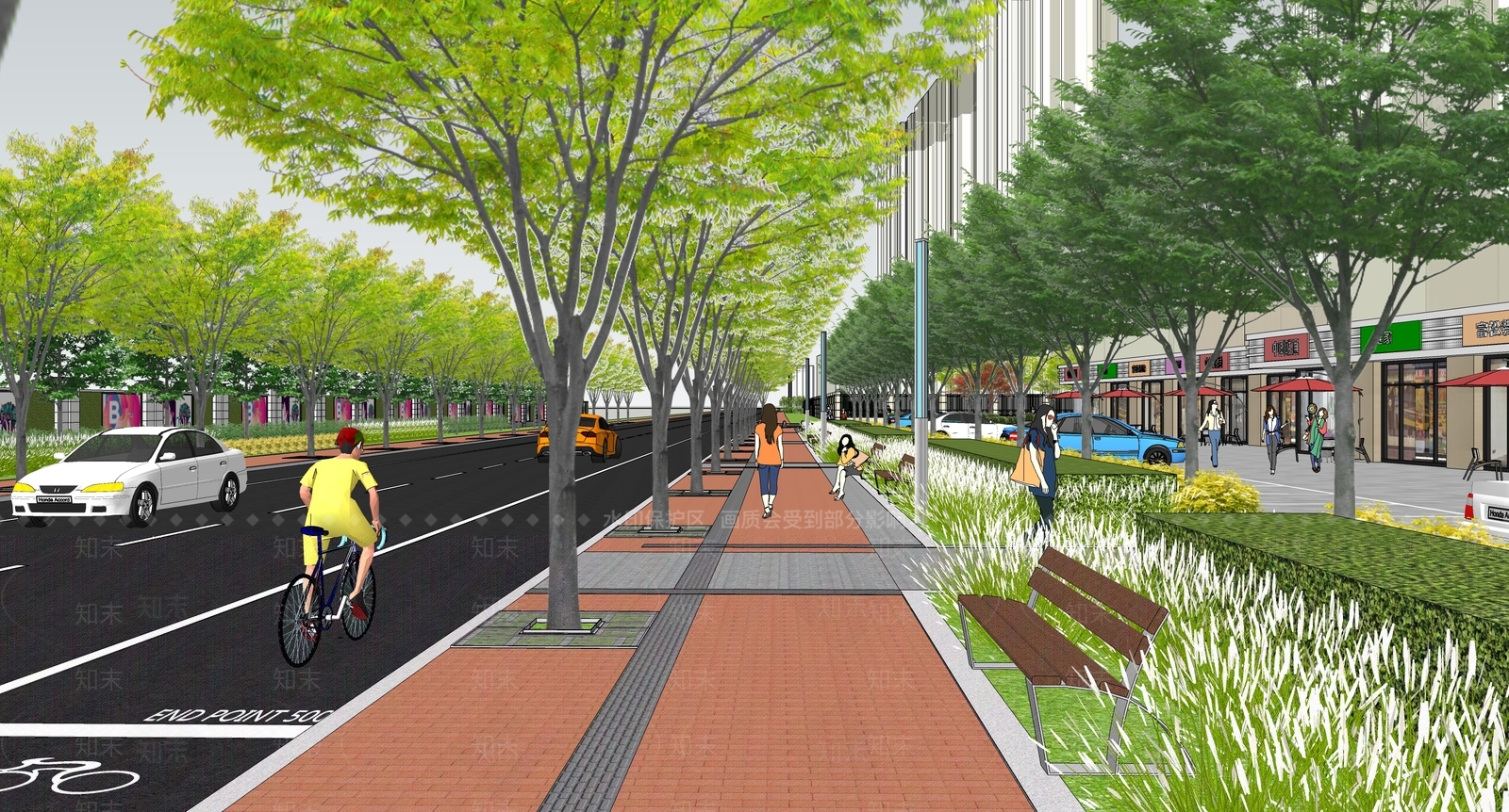 现代道路SU模型下载【ID:1103481481】
