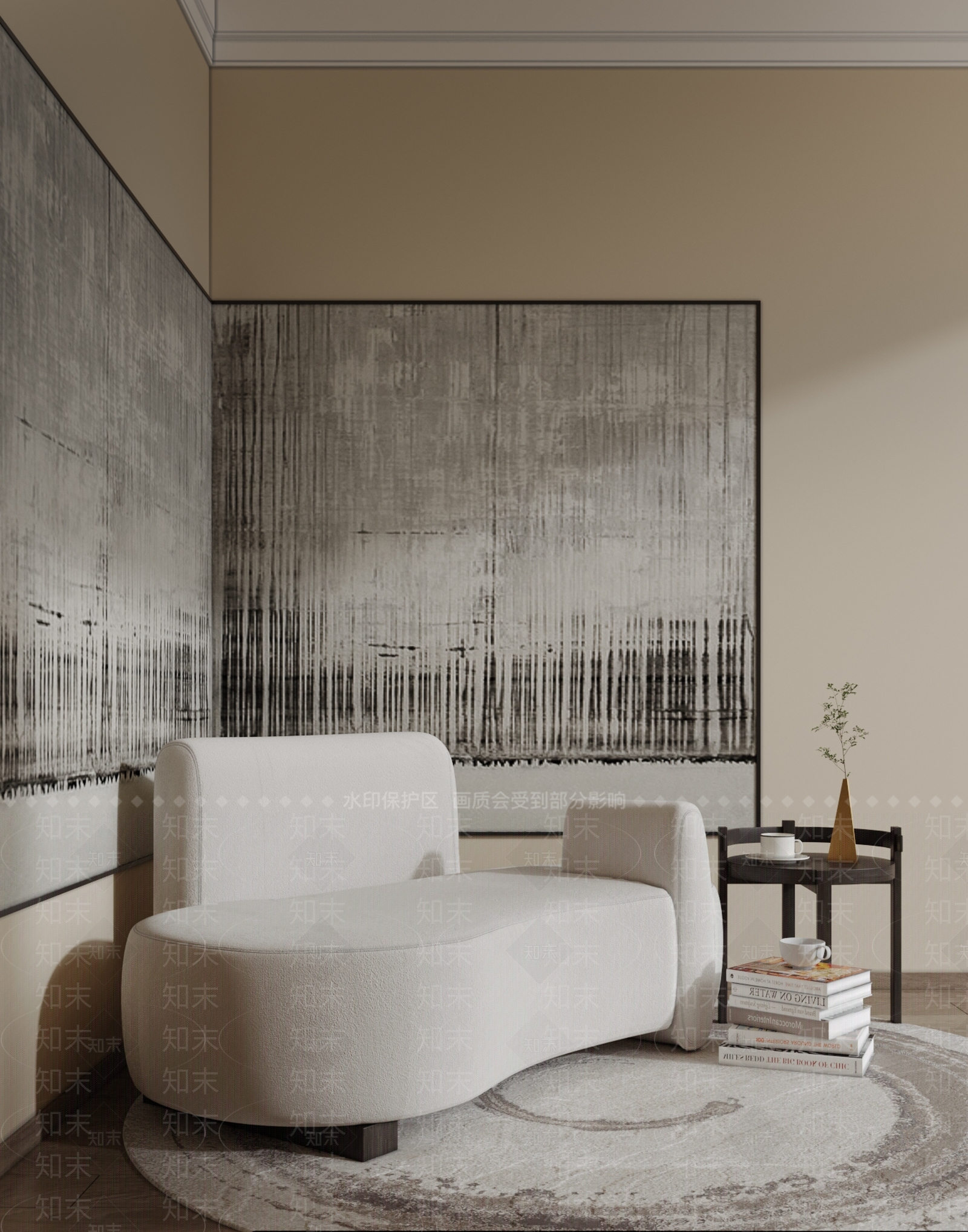 【3D悬赏模型】元禾大千设计现代风格3D模型下载【ID:1103573293】