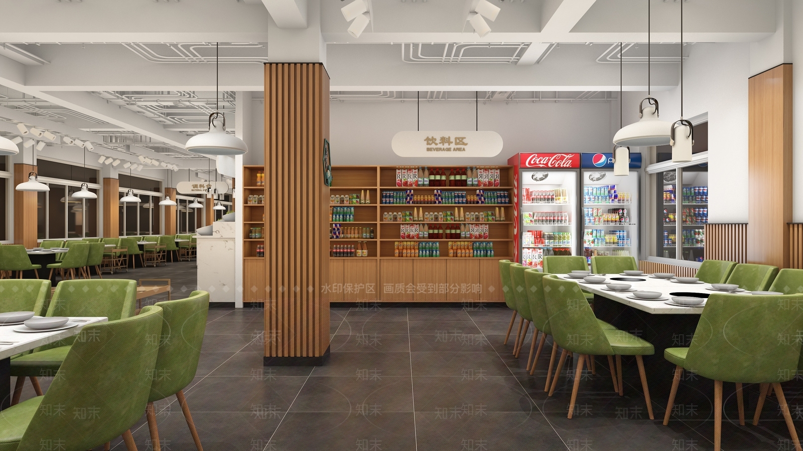 工业风火锅店3D模型下载【ID:1103486249】
