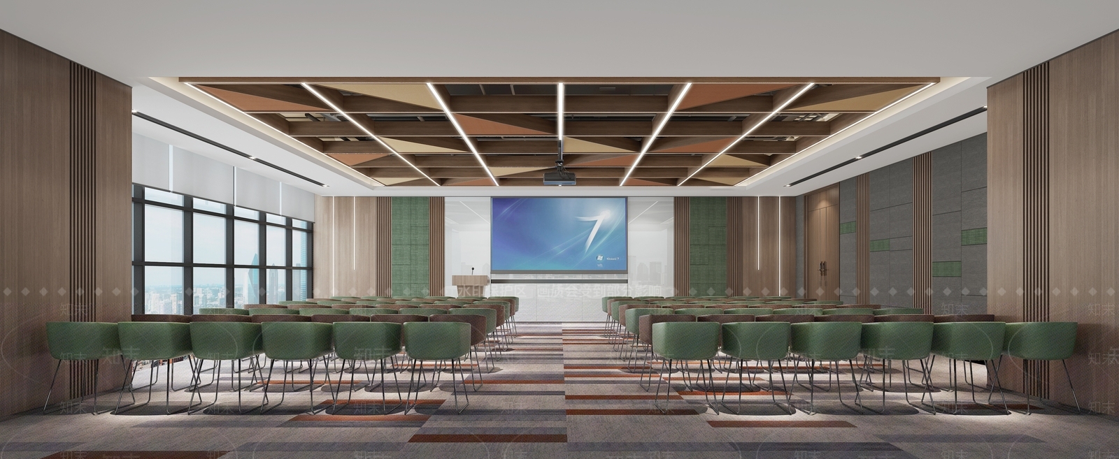 现代报告厅3D模型下载【ID:1103487866】