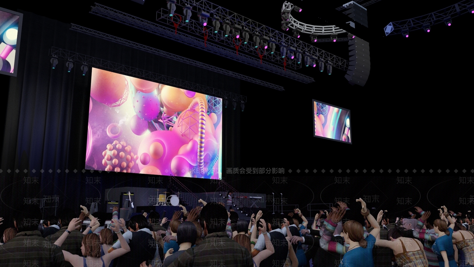 现代舞台SU模型下载【ID:1103489413】
