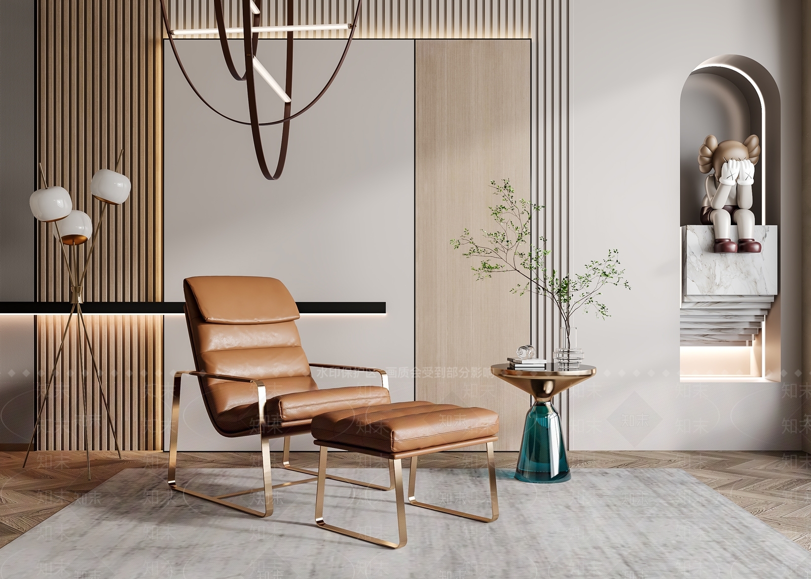 现椅子凳子组合3D模型下载【ID:1103510181】