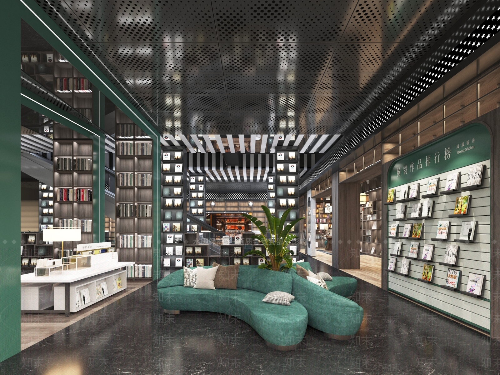 现代书店3D模型下载【ID:1103512734】